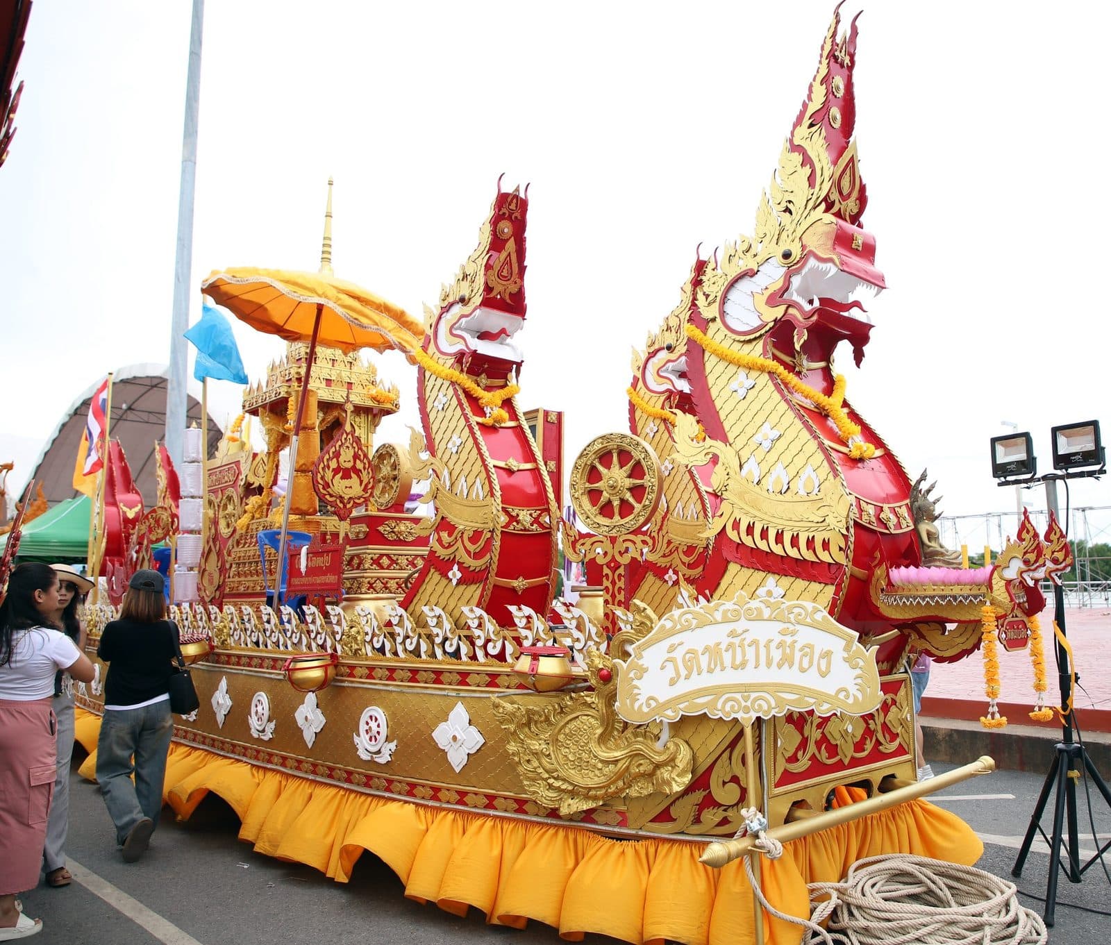 ภาพเรือพระ วัดหน้าเมือง งานชักพระ สุราษฎร์ธานี ปี 2567