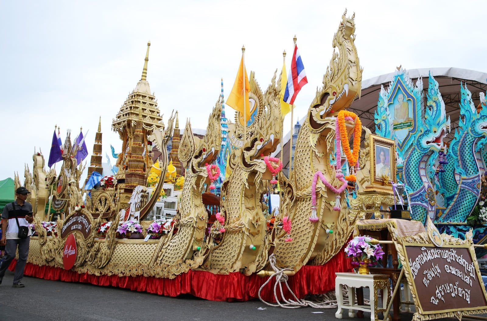 ภาพเรือพระ วัดควนนิยมราษฎร์รังสฤษฎ์ งานชักพระ สุราษฎร์ธานี ปี 2567