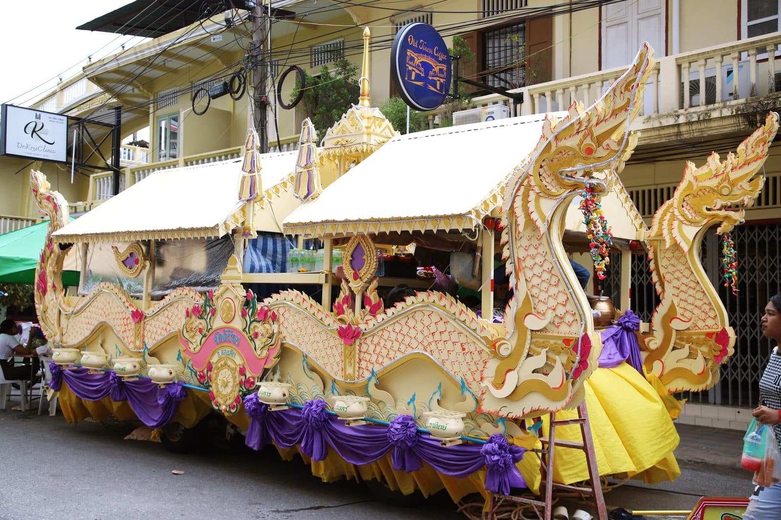 Ruea Phra boat of Wat Khiriwong, Chak Phra festival in Surat Thani 2024