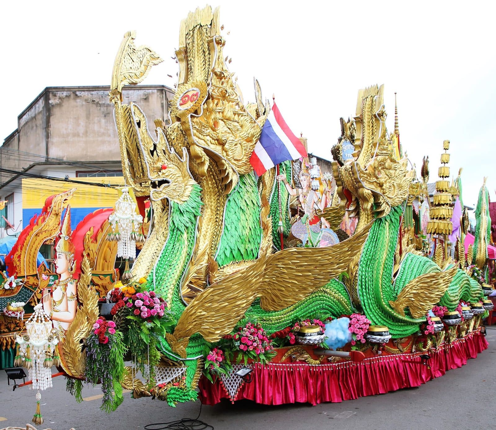 Ruea Phra boat of Wat Klang Wanaram, Chak Phra festival in Surat Thani 2024