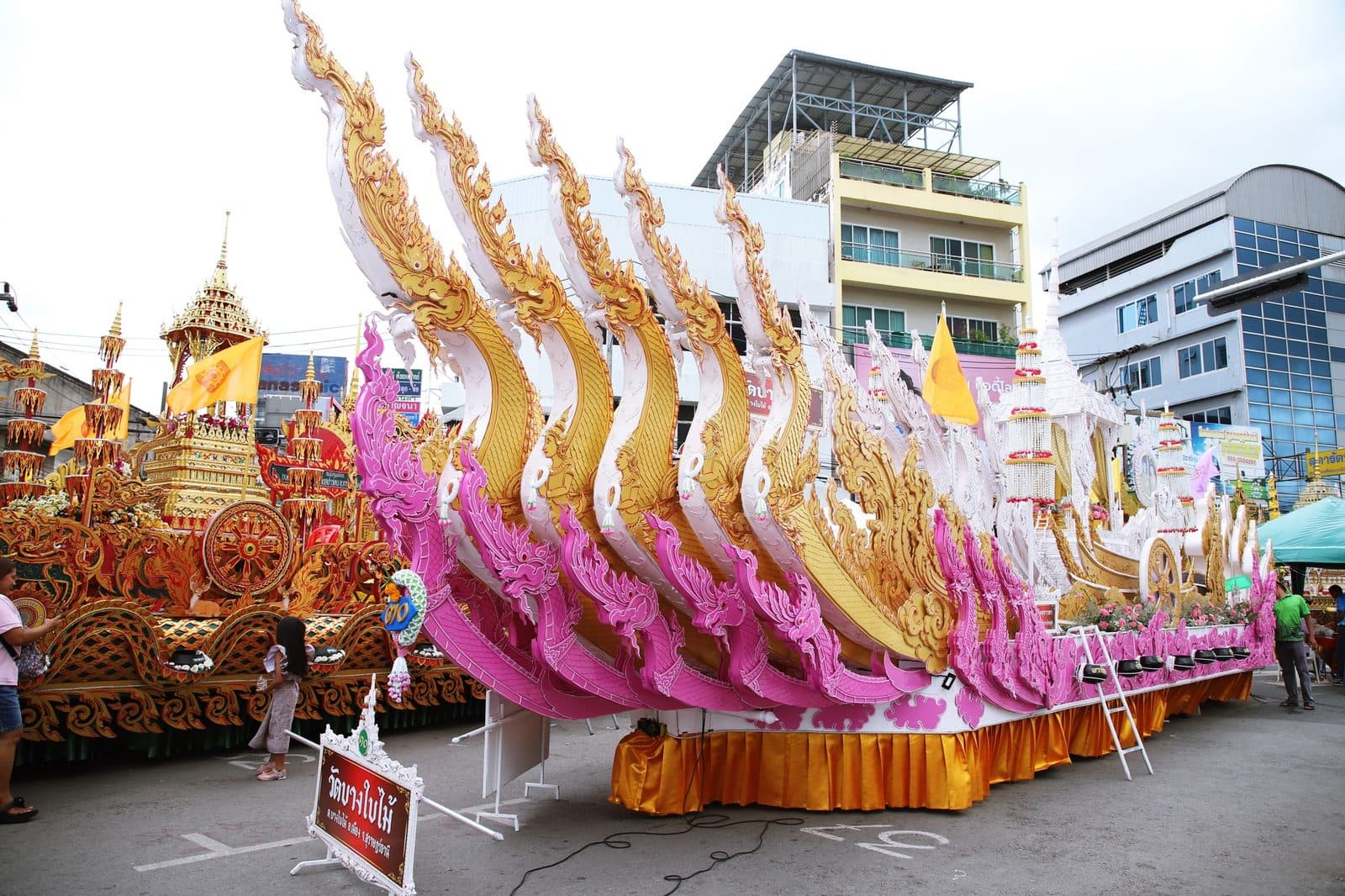 Ruea Phra boat of Wat Bang Bai Mai, Chak Phra festival in Surat Thani 2024