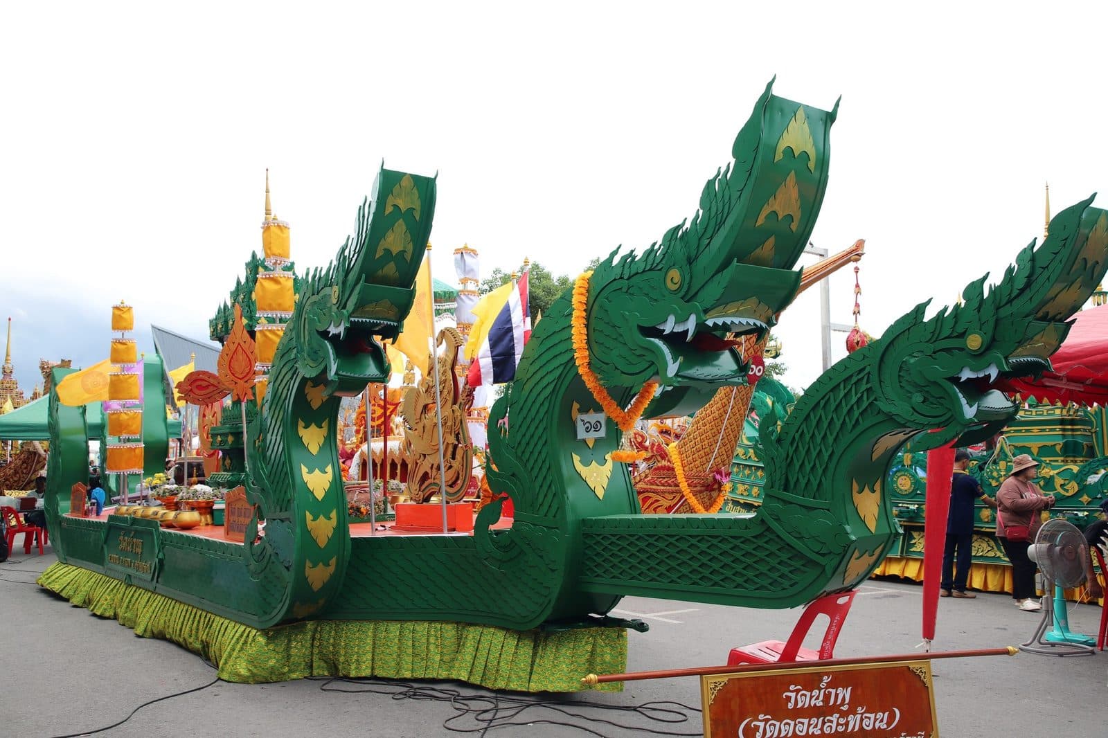 Ruea Phra boat of Wat Nam Phu, Chak Phra festival in Surat Thani 2024